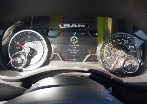 2025 Ram 1500 Big Horn 4X4 6'4 Box из США, поврежденный, VIN 1C6SRFMP2SN658960